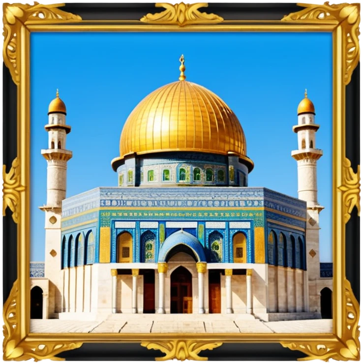 Dome of the rock, Palestine emoji