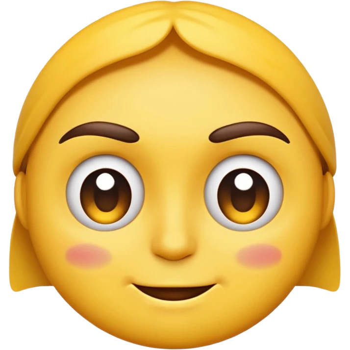 Emoji squinting with eyebrow raised emoji