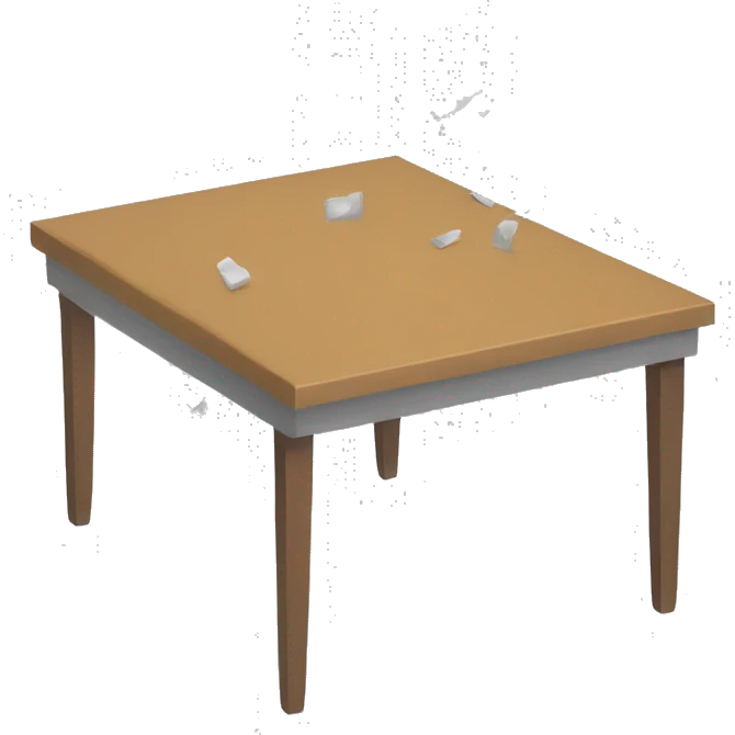 table falling emoji
