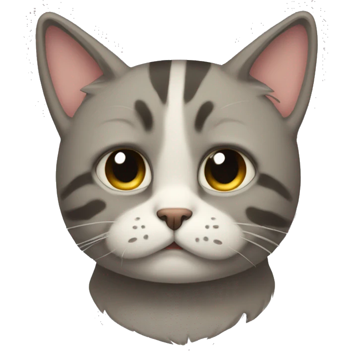 Really really really sad cat  emoji