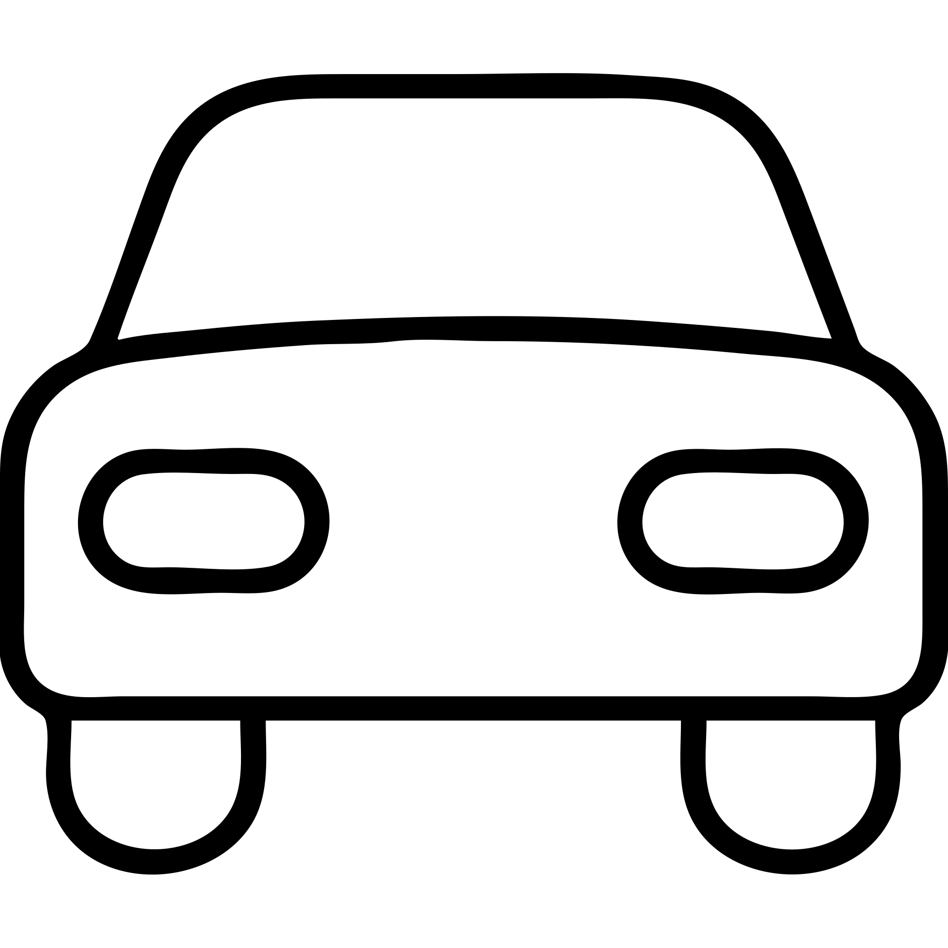 car with simple lines in outline icon style emoji