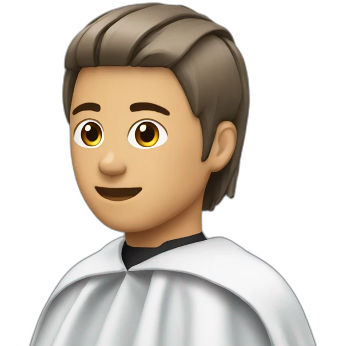 a haircutting cape emoji
