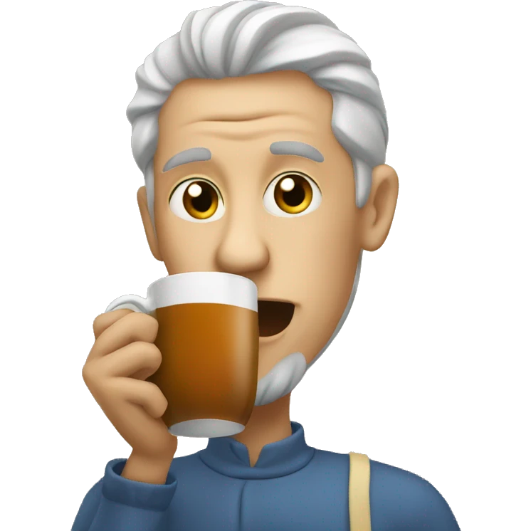 Drinking tea emoji