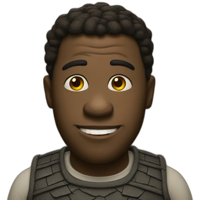 black-shrek emoji