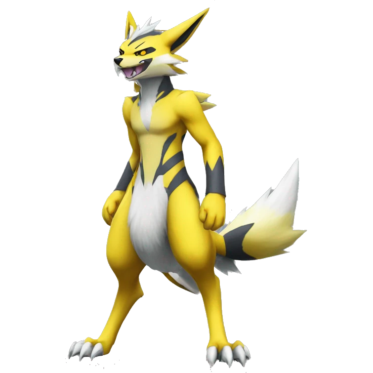 Lombax-Zeraora-Renamon full body emoji