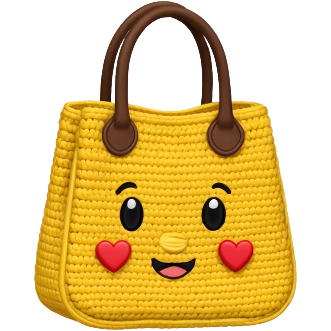 crochet bag emoji