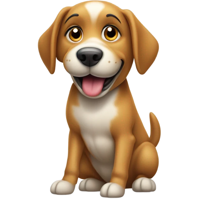 farting dog emoji