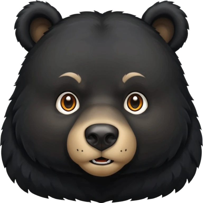 Black bear emoji