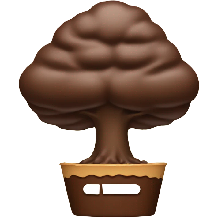 tree with chocolate on top emoji