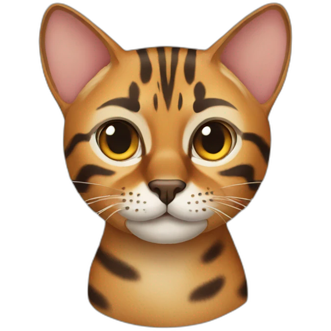 Bengal cat emoji