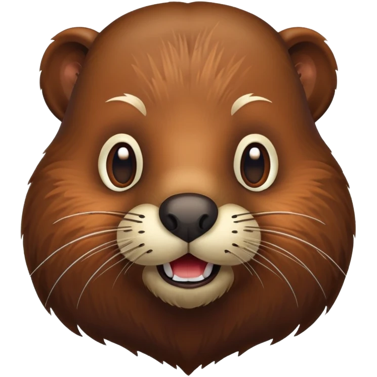 beaver with a beard emoji
