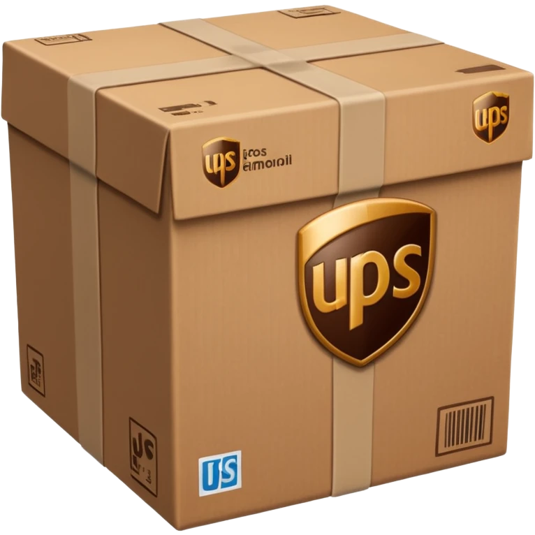 UPS delivery parcel emoji