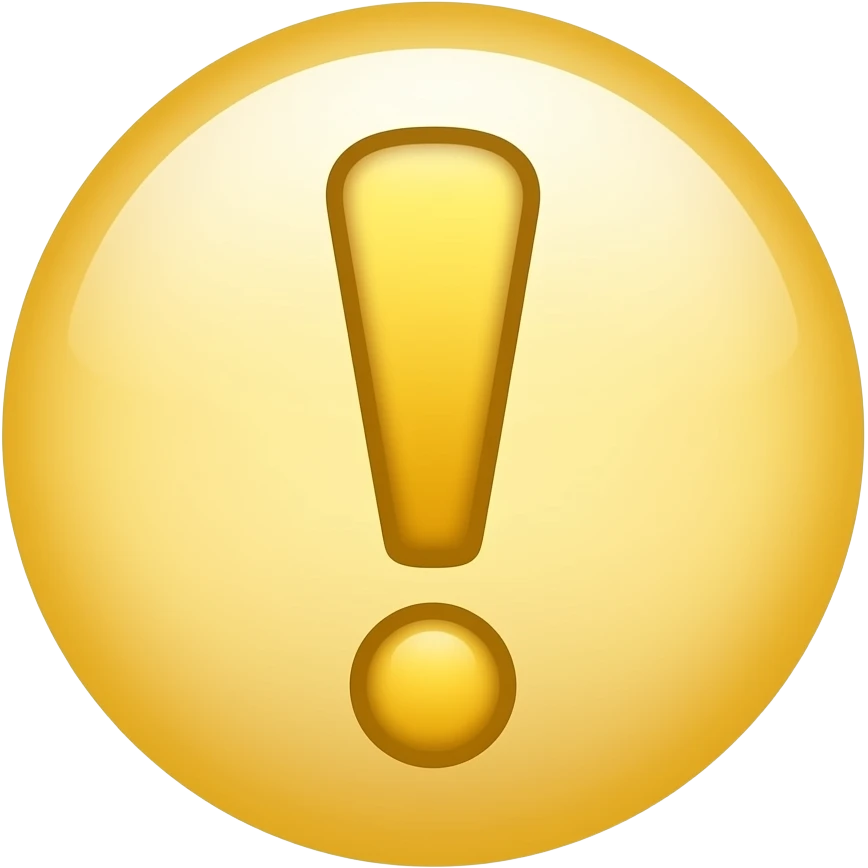 Emoji de un signo de exclamación emoji
