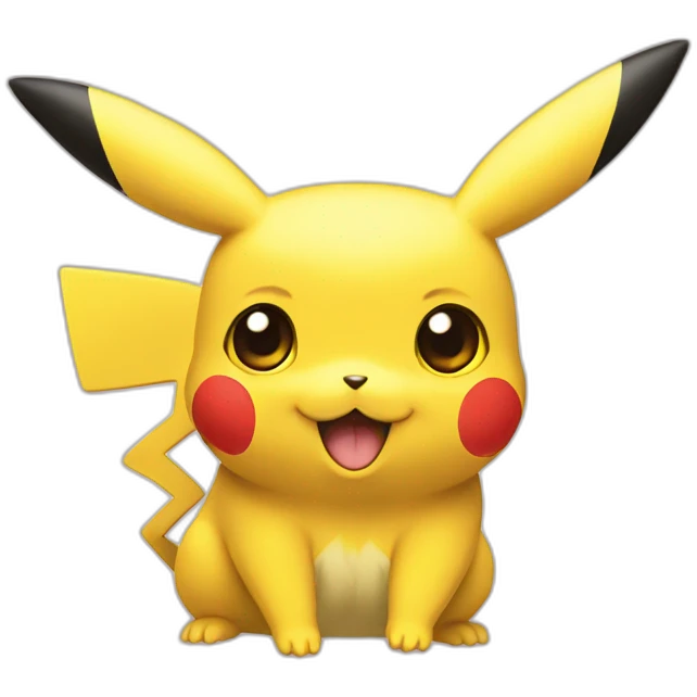 Pikachu éclaire emoji