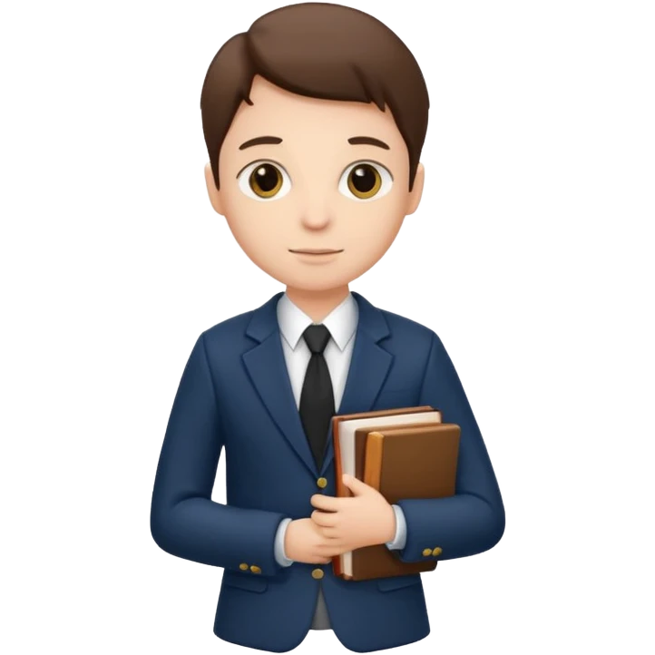 law student with books emoji