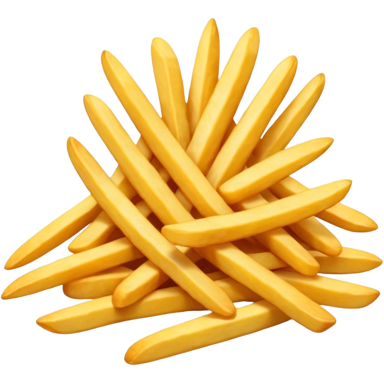 patatine fritte (giallo) emoji