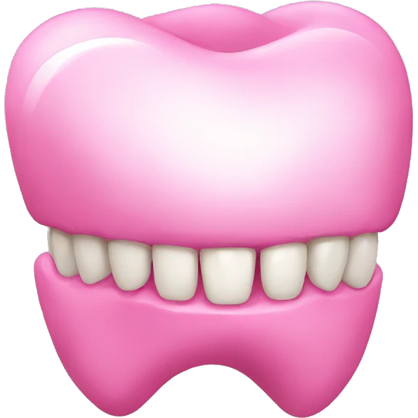 pink dentistry  emoji