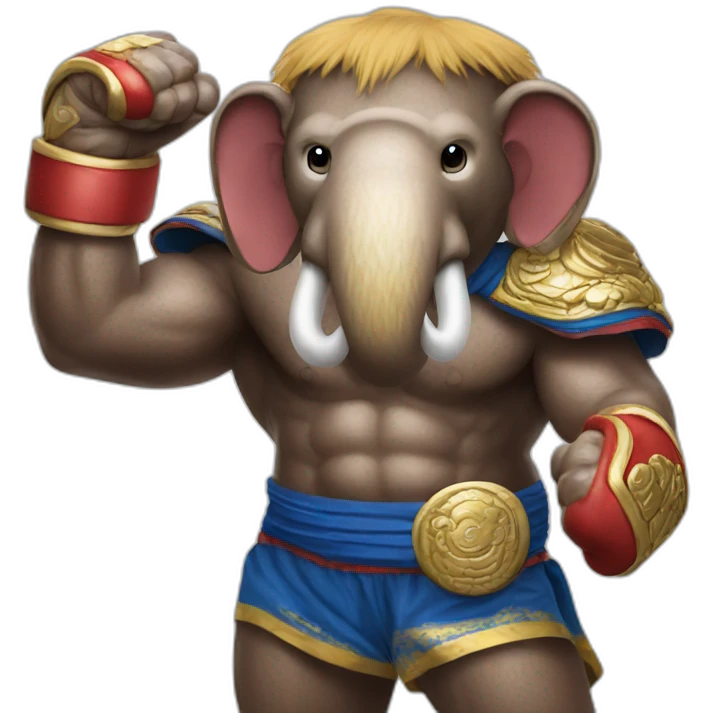 Mammoth  muay thai  emoji