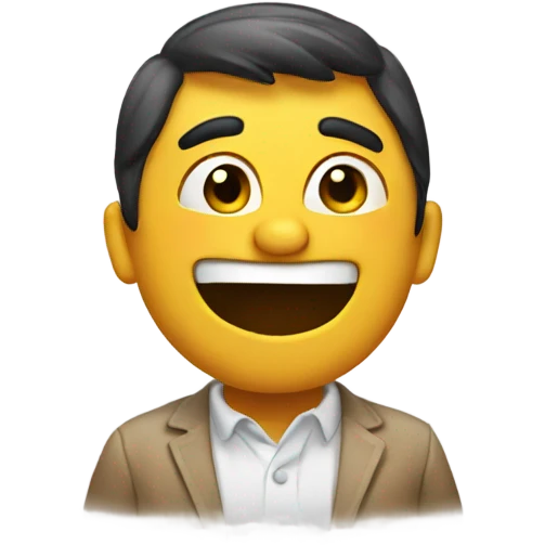 Emoji making funny face emoji