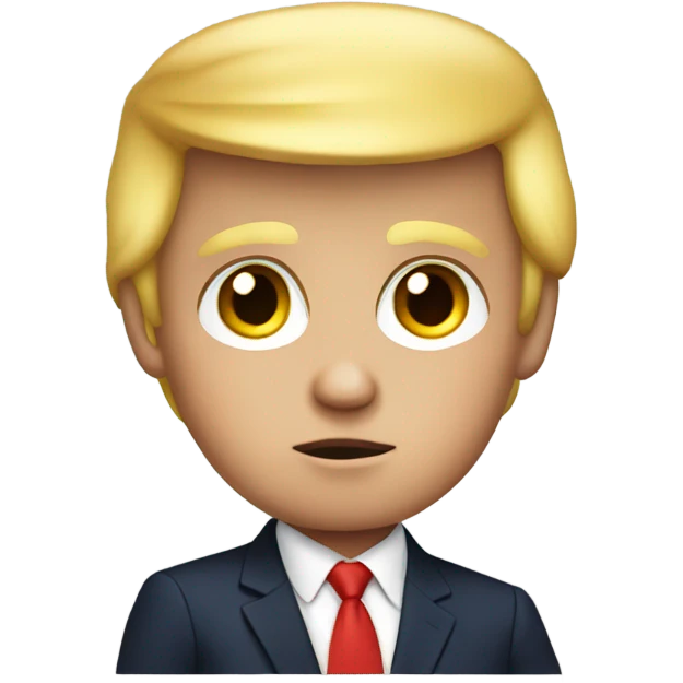 Donald Trump as a child emoji