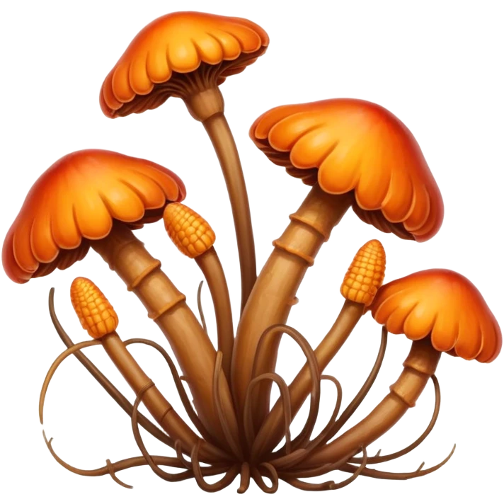 cordyceps mushroom icon apple emoji ios style emoji