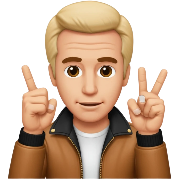The fonz doing finger guns emoji