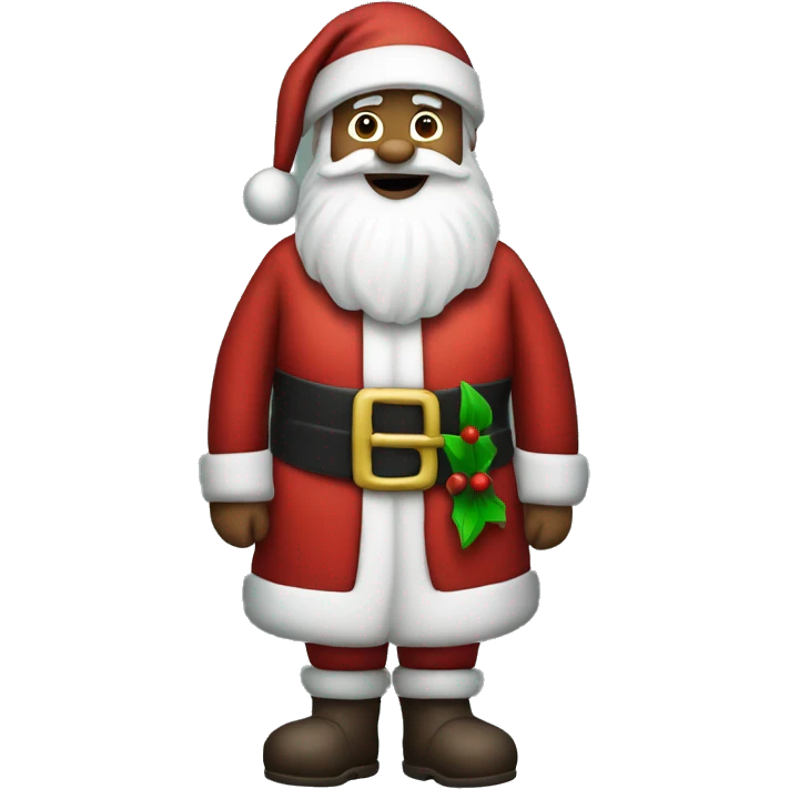standing skinny santa claus emoji