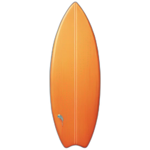 A surfboard Cartoon Blue and orange tiki smiling with butterfly and and Cartoon Blue and pink tiki singing with butterfly and mikrophone emoji