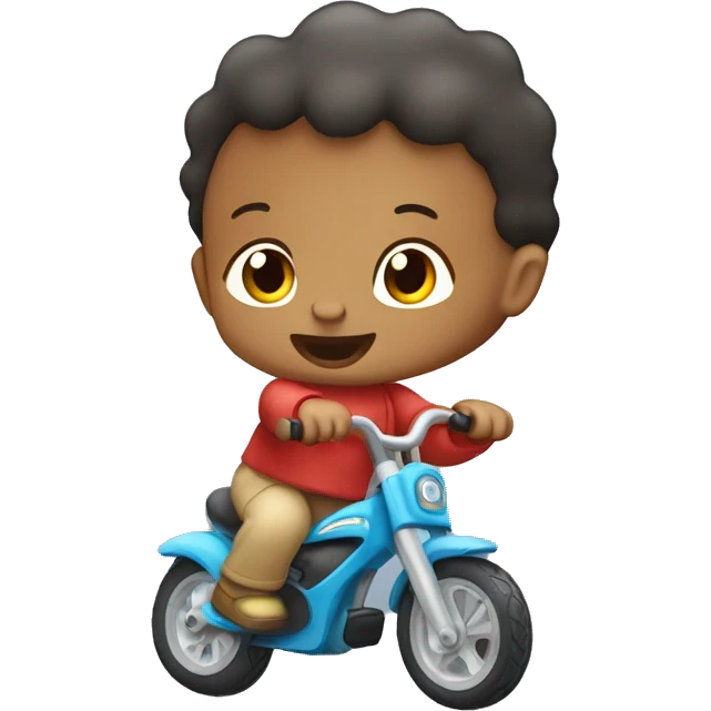 ￼￼baby on a bike emoji