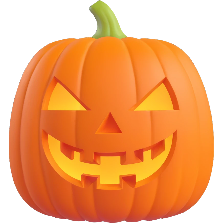 Halloween pumpkin emoji