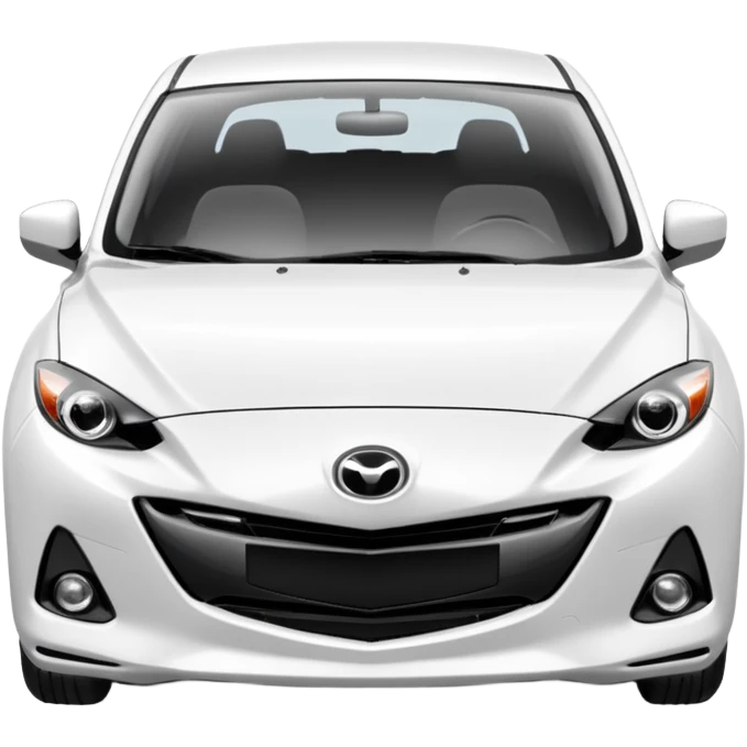white mazda 3 2025 shape emoji