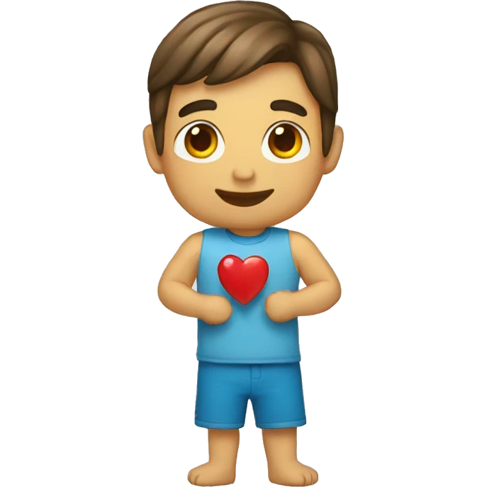 Corazón de agua emoji
