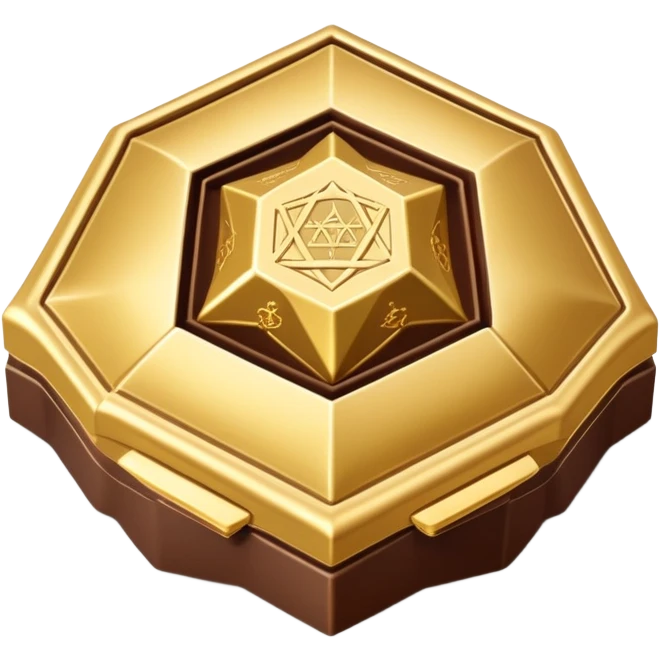 Wizarding world Chocolate frog pentagon shaped box emoji