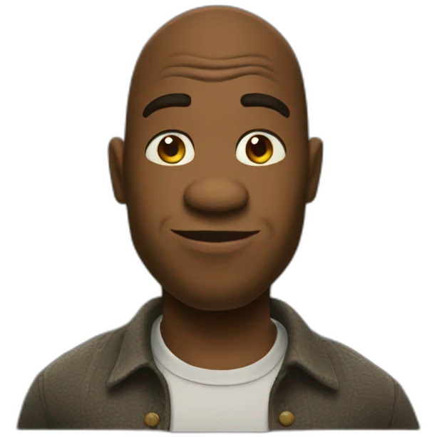 black-shrek emoji