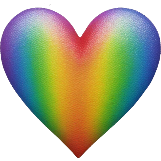 Rainbow heart emoji