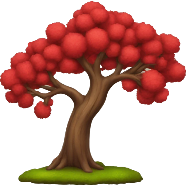 tree red emoji