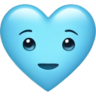 baby blue heart emoji