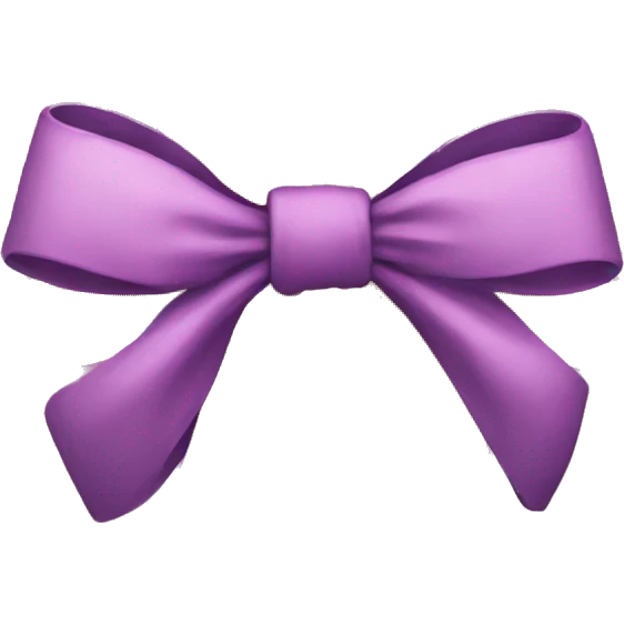 Aesthetic bow emoji