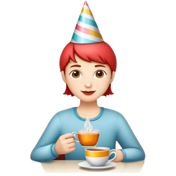 tea party in a coffee shop  emoji