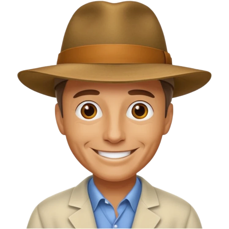 Dr. Alan Grant from the Jurassic Park movie emoji