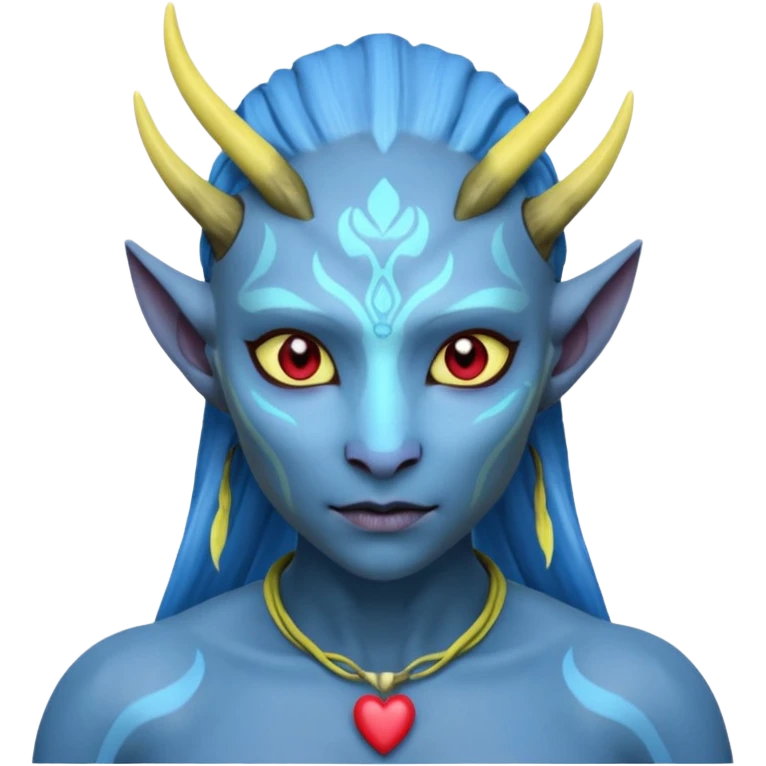 na'vi with heart eyes emoji
