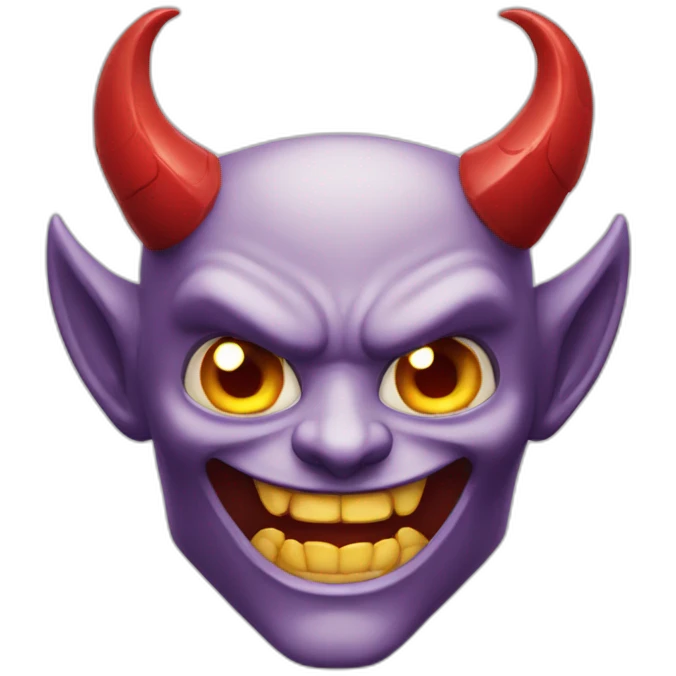 Diable qui vomi emoji