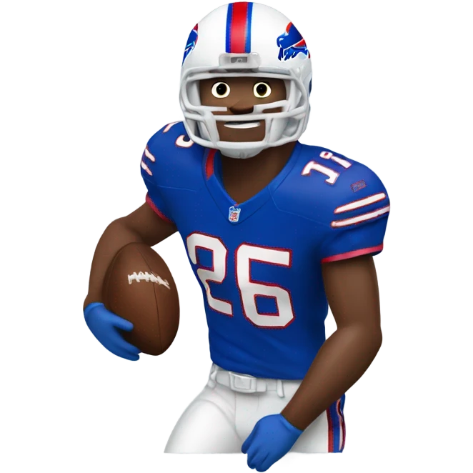 Buffalo bills football player emoji