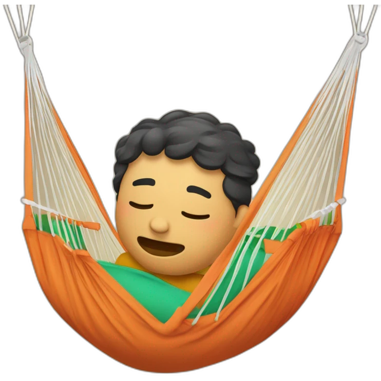 Mexicain qui dort dans un hamac emoji