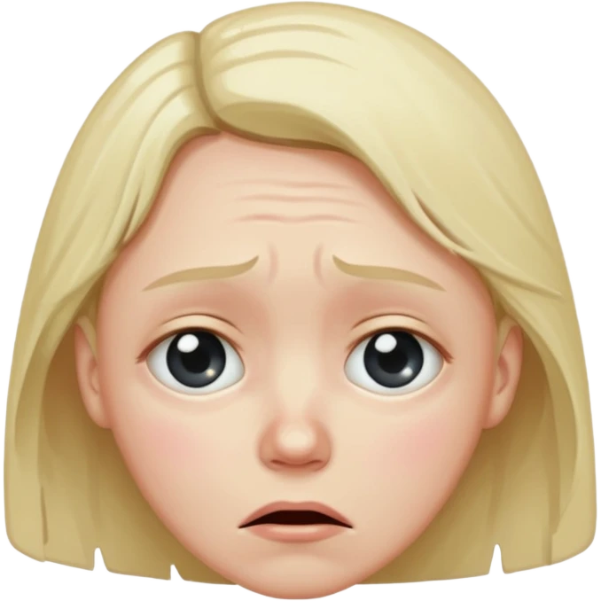 Upsetting news emoji