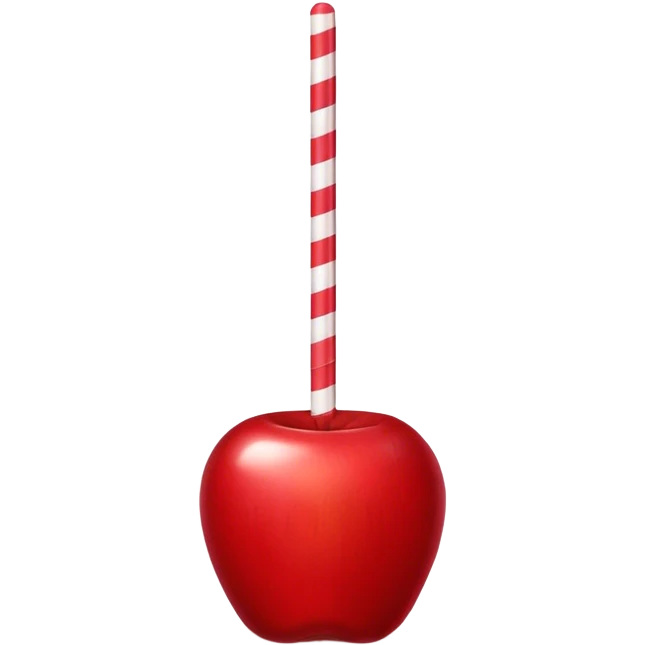 Candy apple emoji