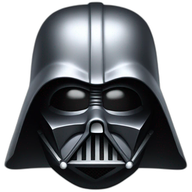 silver ghost face vader emoji