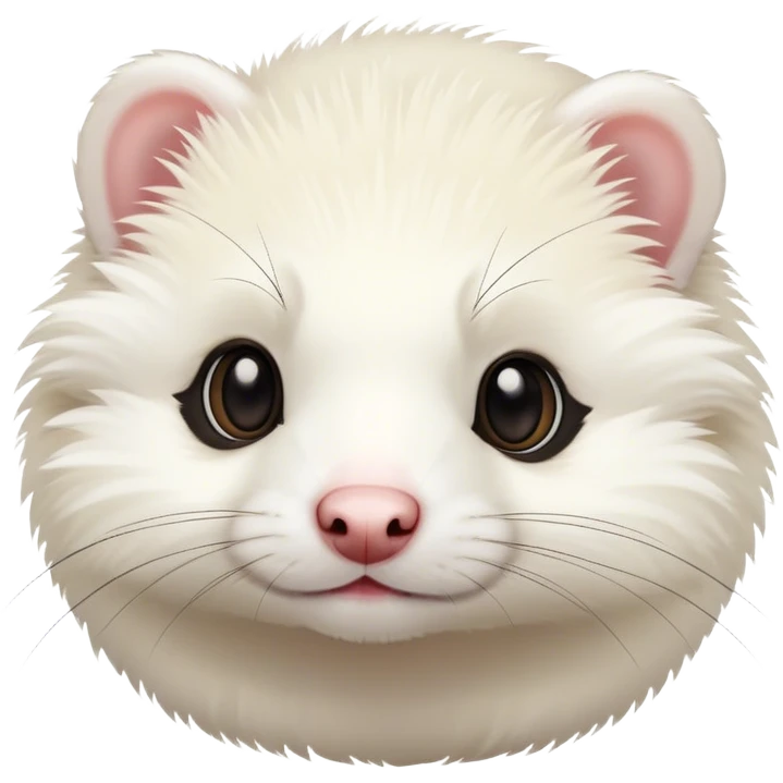 white ferret  emoji