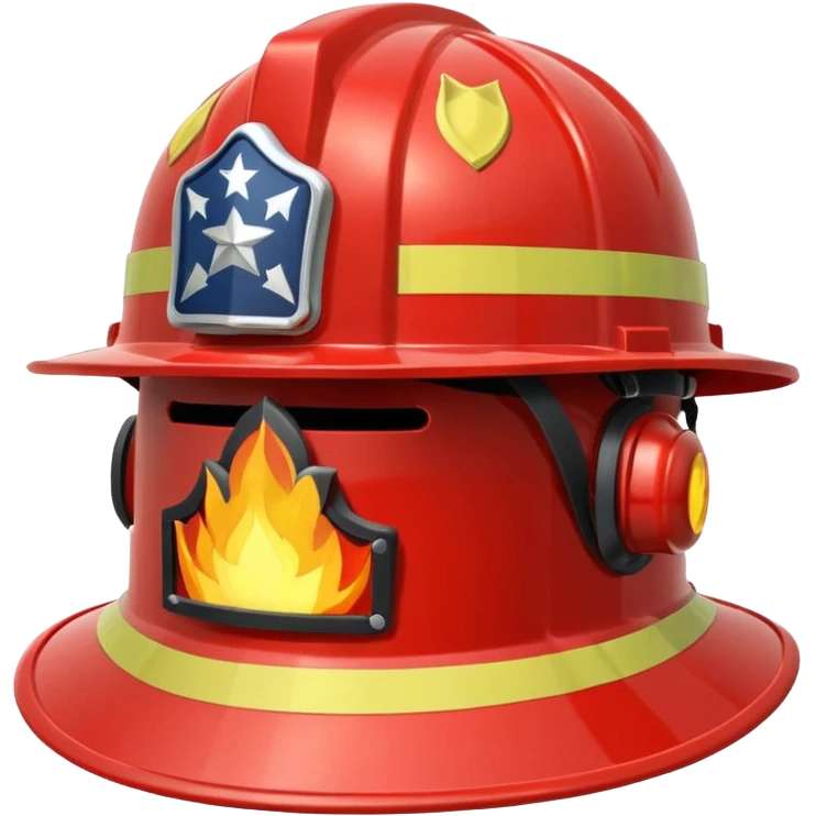 American style Fire helmet emoji