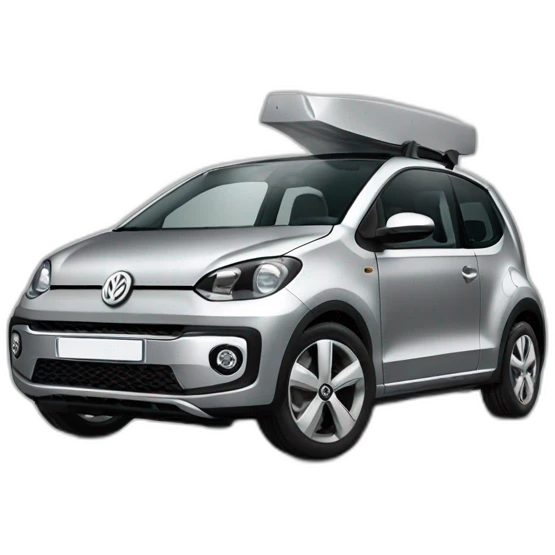 Silver VW Cross UP! emoji